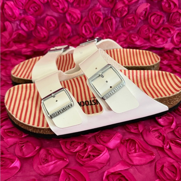 Birkenstock Arizona Patent birko-flor sandals - Picture 5 of 9